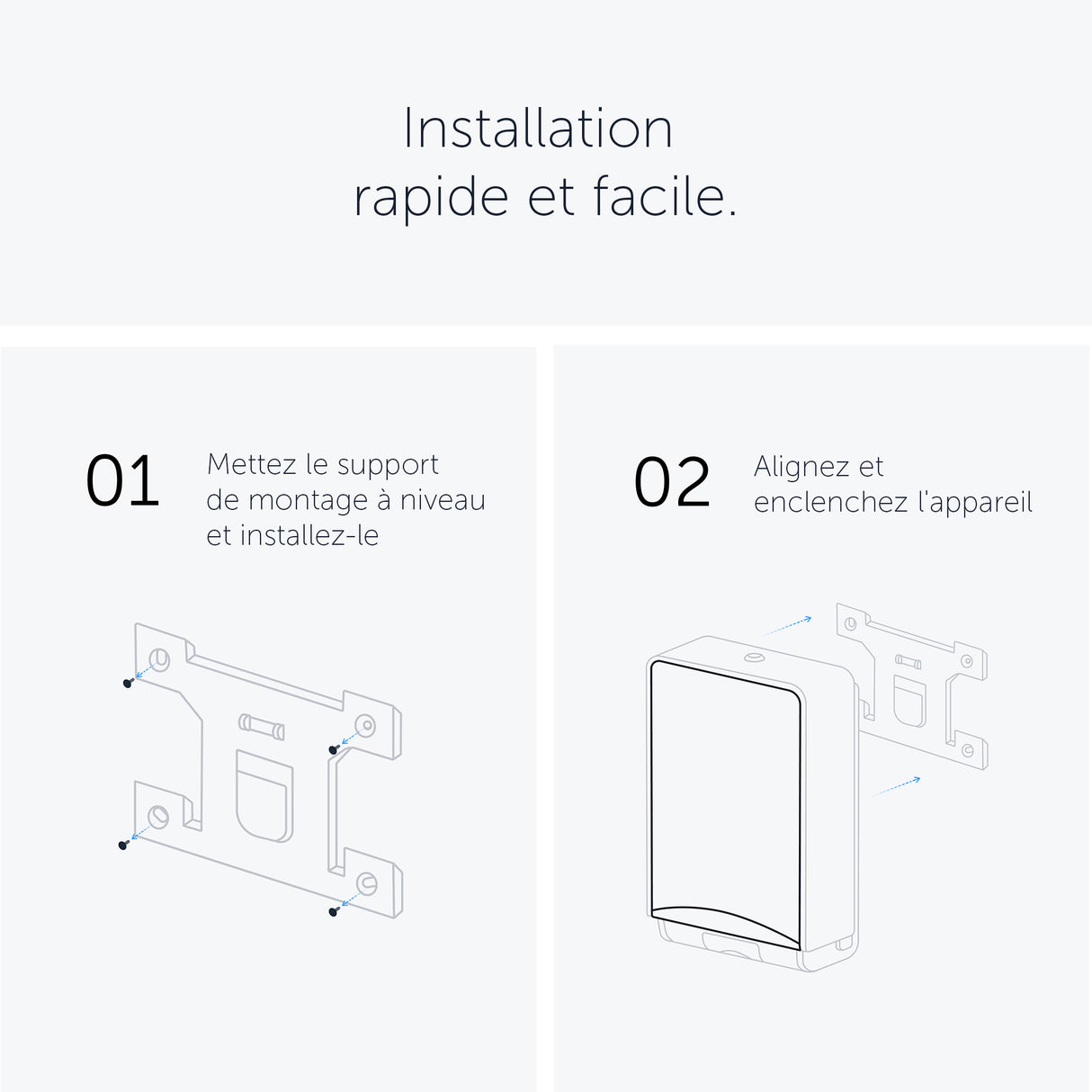 DISTRIBUTEUR À DÉTECTION OPTIQUE SAVON MOUSSE GEL ICON™ BLANC MOSAIQUE 1,2L