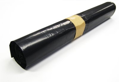 SAC POUBELLE 110L BASSE DENSITE DECHETS LOURDS LIEN COULISSANT NOIR X200