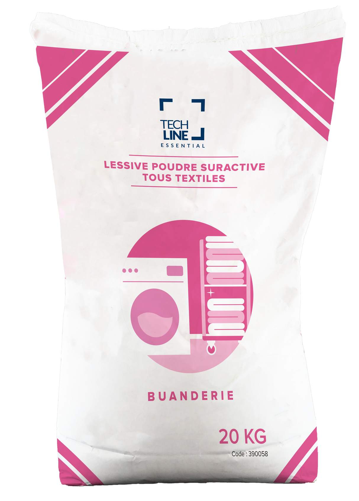 LESSIVE POUDRE SURACTIVE TOUS TEXTILES  TECHLINE 20KG