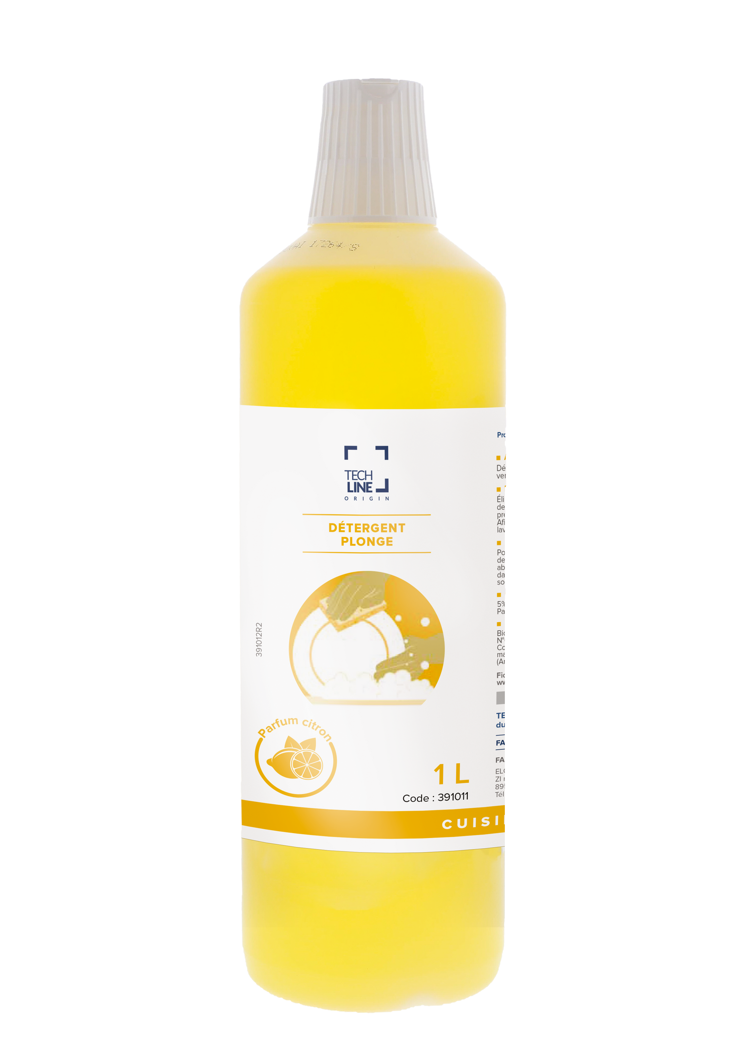 LIQUIDE VAISSELLE ECONOMIQUE TECHLINE 1L