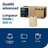 ESSUIE-MAINS ROULEAU TORK MATIC® ADVANCED H1 NATUREL 150M 2 PLIS X6