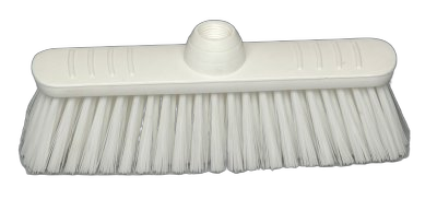 BALAI ALIMENTAIRE 29CM DOUILLE DROITE FIBRE MI-DURE BLANC