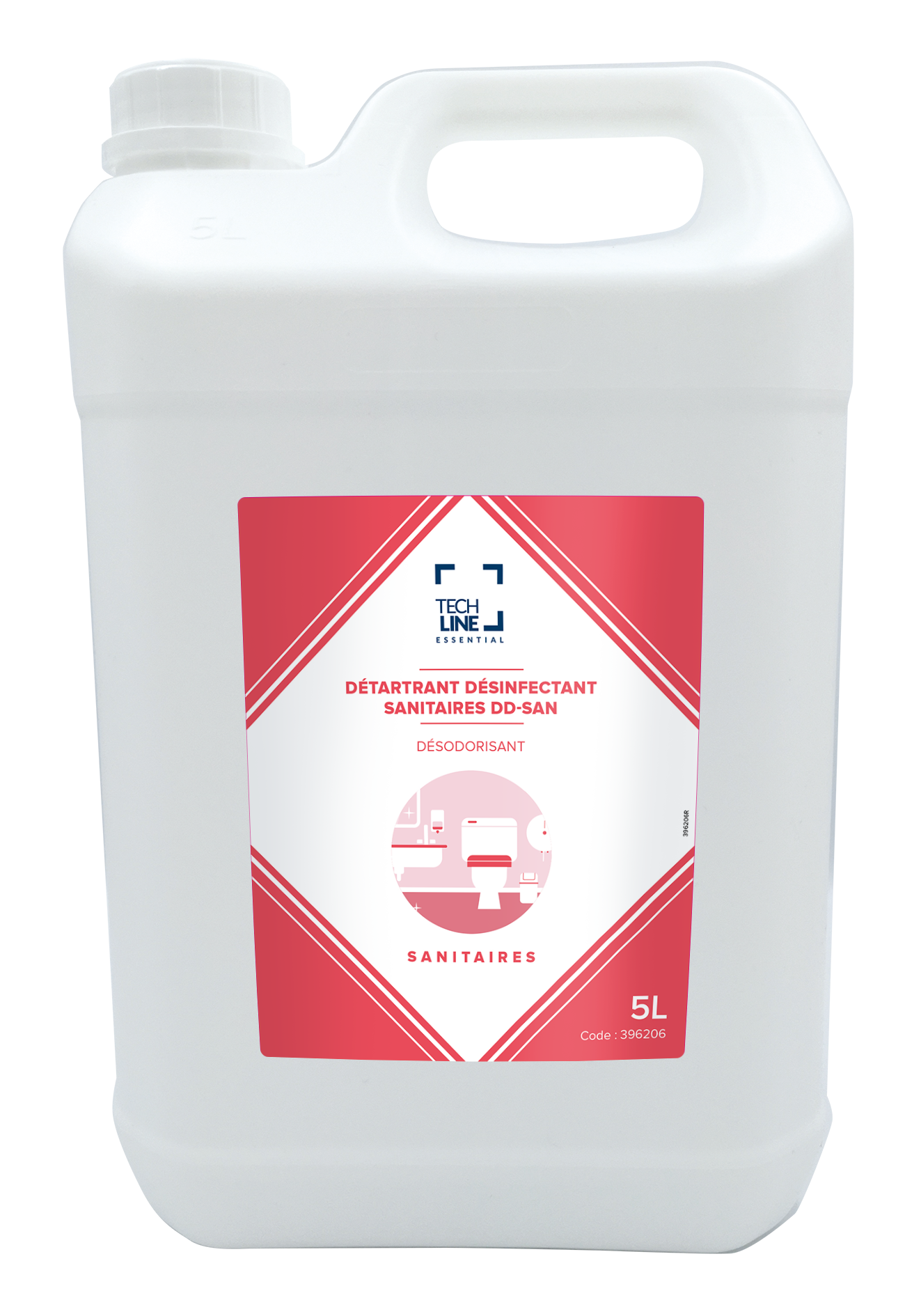 DETARTRANT DESINFECTANT SANITAIRES DD-SAN TECHLINE 5L