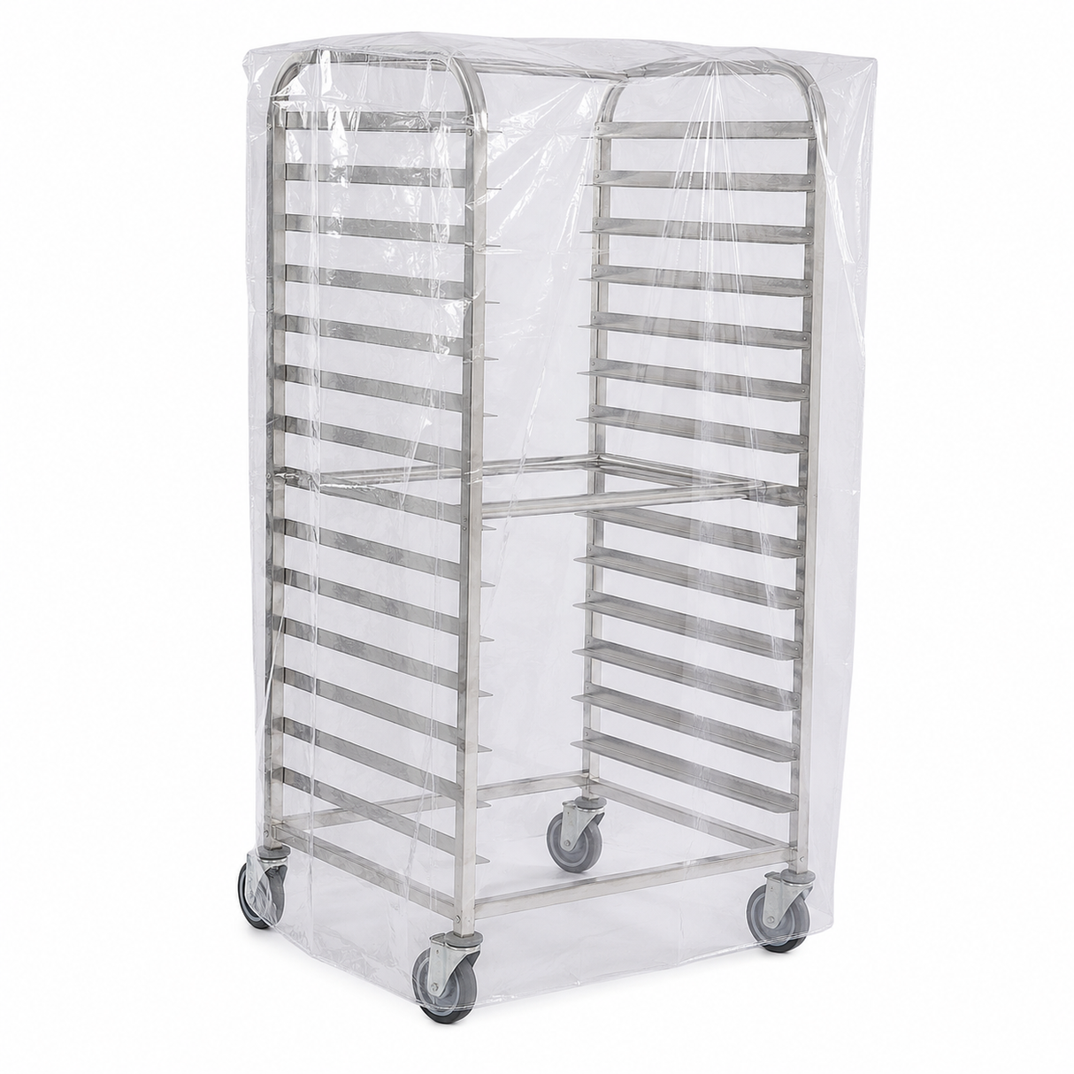 HOUSSE ÉCHELLE POLYÉTHYLÈNE HAUTE DENSITÉ 12µ GN 2/1 740+2X355X1800MM TRANSPARENT X300