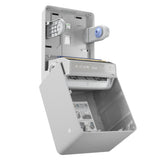 DISTRIBUTEUR D’ESSUIE-MAINS ROULEAUX À DÉCOUPE AUTOMATIQUE & OPTIQUE ICON™ GRIS MOSAÏQUE