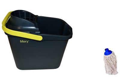 SEAU 14L RECTANGULAIRE NOIR