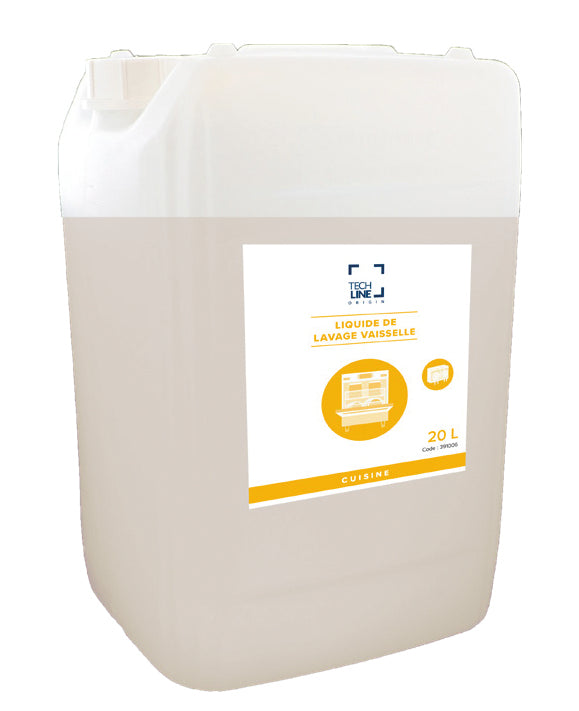 DETERGENT LIQUIDE VAISSELLE EAU DOUCE TECHLINE 20L