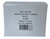 AGITATEUR BOIS 14CM BOÎTE X1000