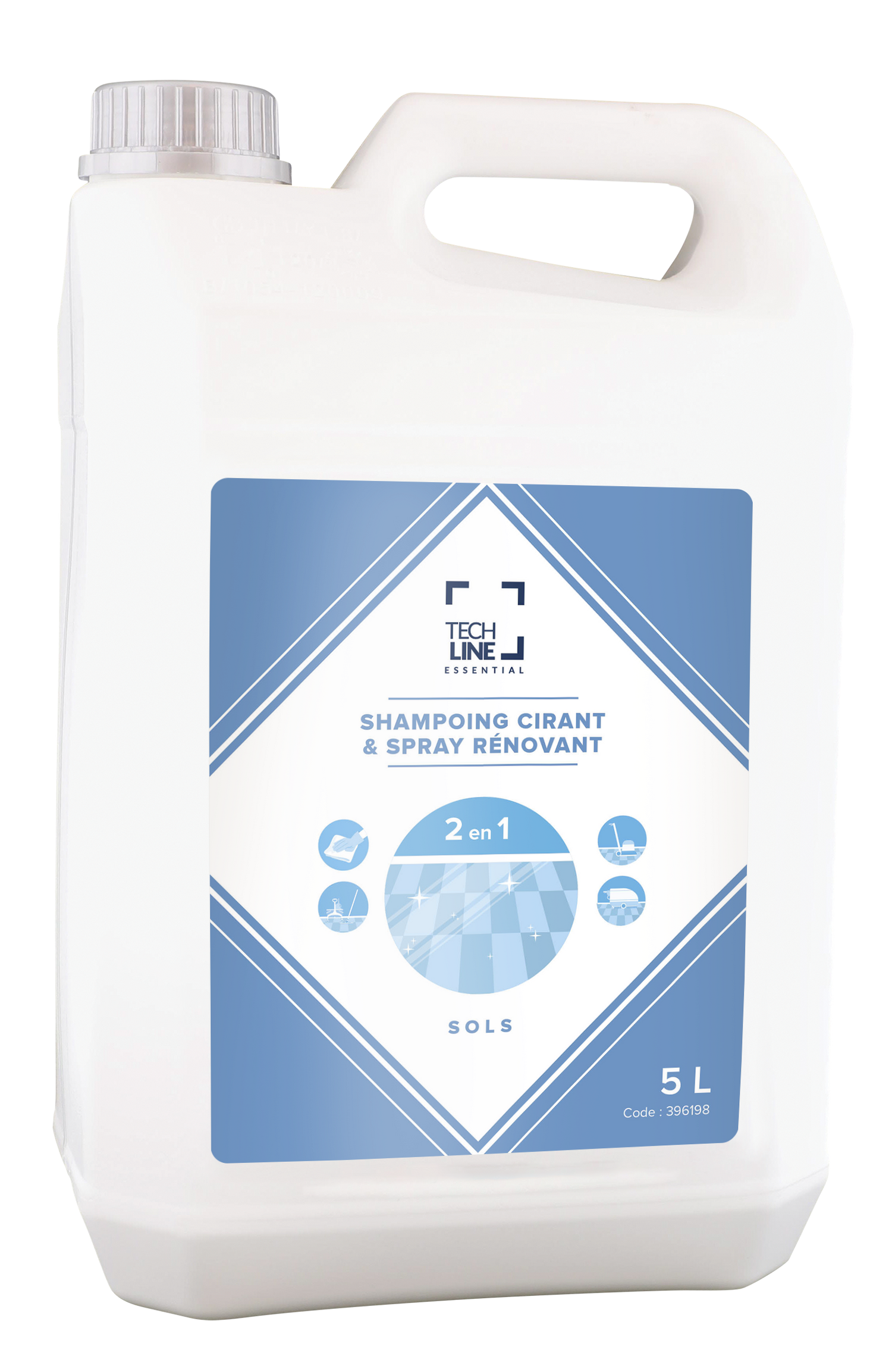 SHAMPOING CIRANT & SPRAY RÉNOVANT 2 EN 1 TECHLINE 5L