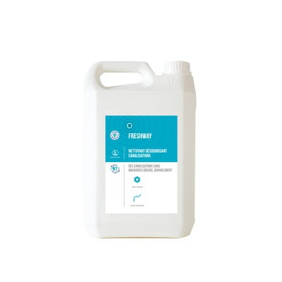 NETTOYANT DESODORISANT PROBIOTIQUE POUR SURFACES ET CANALISATIONS FRESHWAY 5L