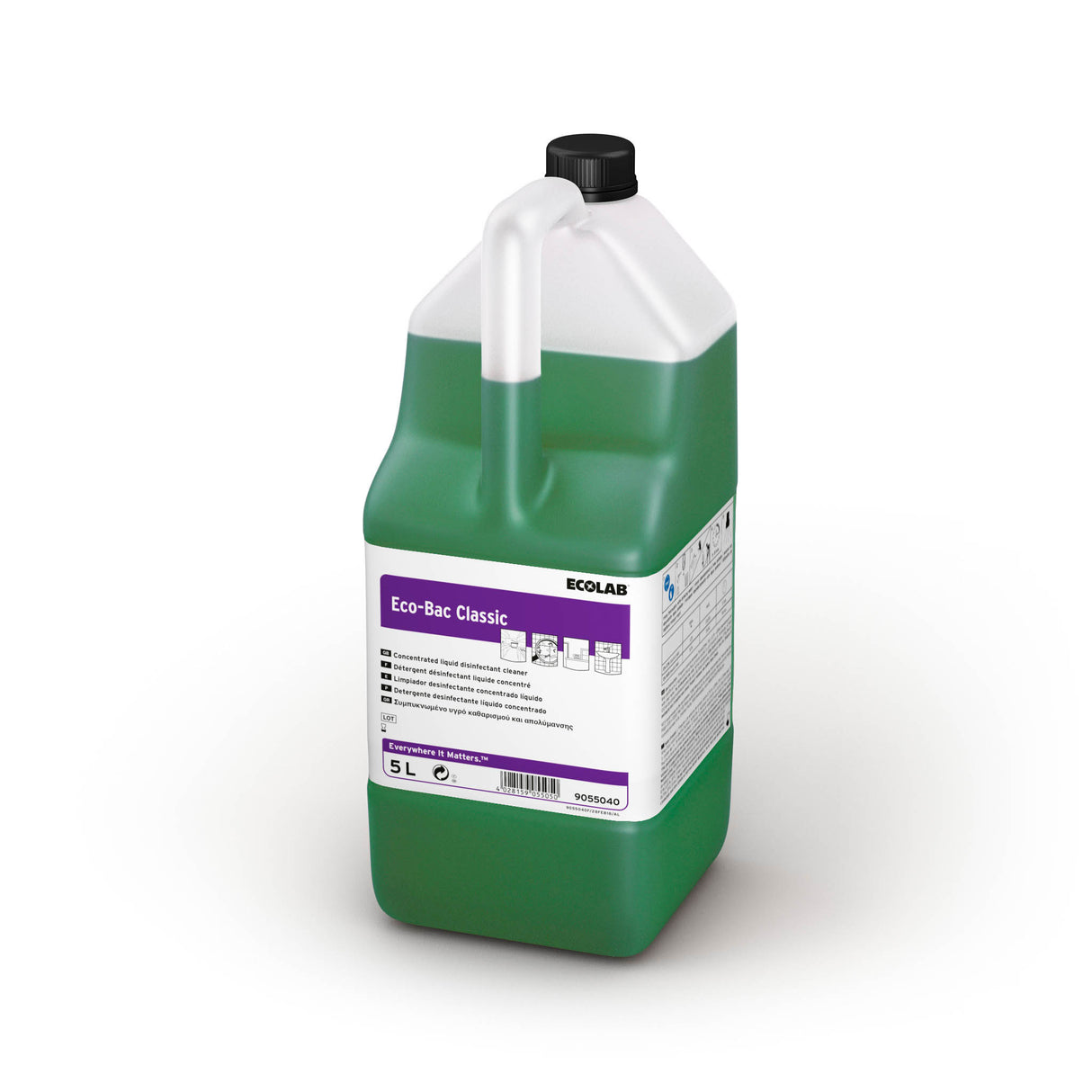 DETERGENT DESINFECTANT CONCENTRE ECO BAC CLASSIC ECOLAB 5L