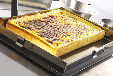 CADRE À ENTREMETS EXTENSIBLES DE 30 À 56 CM HAUTEUR 4.5 CM