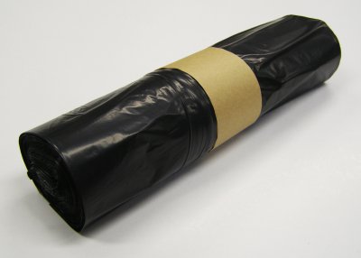 SAC POUBELLE 50L BASSE DENSITE DECHETS LEGERS TRANSPARENT X500