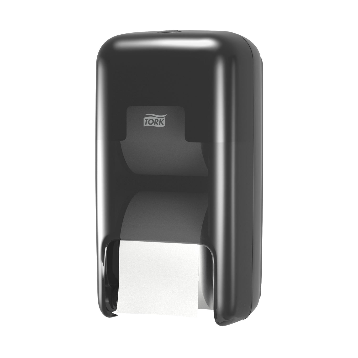DISTRIBUTEUR DE PAPIER TOILETTE DOUBLE PETIT ROULEAU TORK OPTISERVE® T7 NOIR