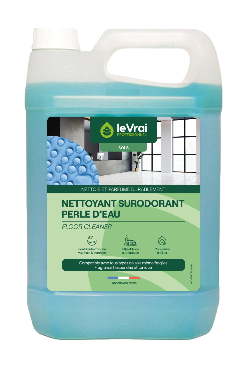 NETTOYANT SOLS PARFUMANT LE VRAI PROFESSIONNEL PERLE D'EAU 5L