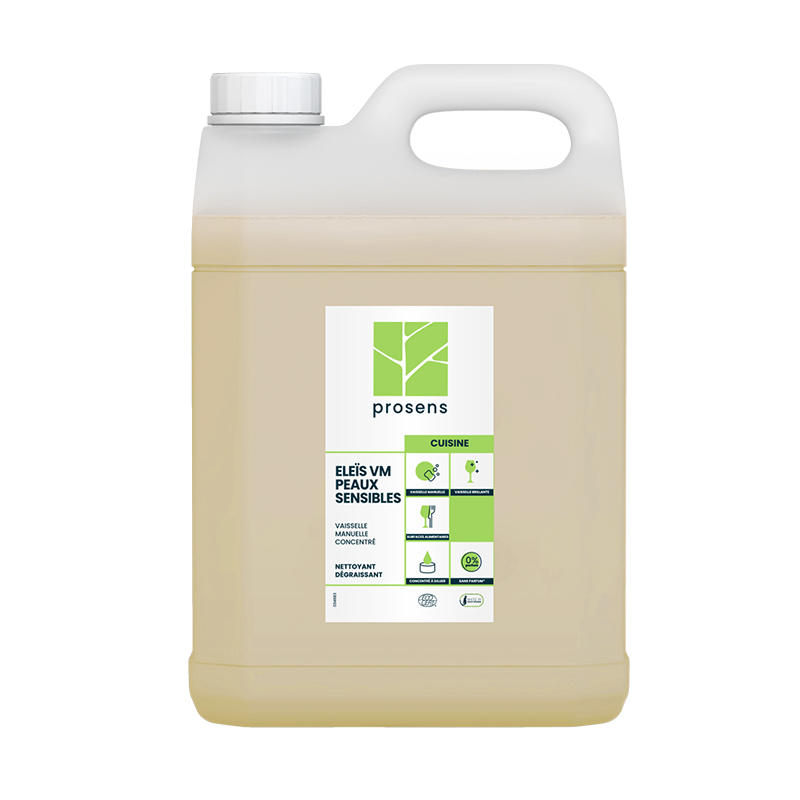 PRODUIT VAISSELLE ELEIS PEAUX SENSIBLES ECOCERT 5L