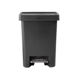 POUBELLE TRI 71L PÉDALE SIMPLE OU DOUBLE FLUX CHARCOAL