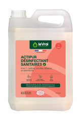 DETARTRANT DESINFECTANT SANITAIRES ACTIPUR LE VRAI PROFESSIONNEL ECOCERT 5L
