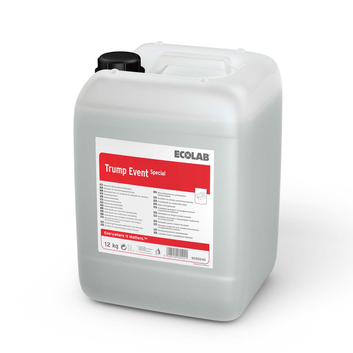 DETERGENT LIQUIDE VAISSELLE EAU DURE TRUMP EVENT SPECIAL ECOLAB 12KG