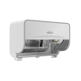 DISTRIBUTEUR DE PAPIER TOILETTE PETIT ROULEAU DOUBLE ICON™ BLANC MOSAÏQUE