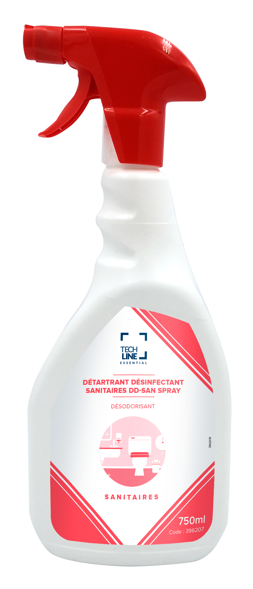 DETARTRANT DESINFECTANT SANITAIRES DD-SAN TECHLINE 750ML