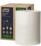 FORMAT NON TISSE USAGE UNIQUE TORK TORK COMBI ROLL W1/2/3 38X43CM BLANC ECOLABEL EU X400 FORMATS
