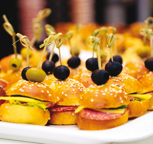 PIQUE COCKTAIL BAMBOU À BOUCLE 9CM X300