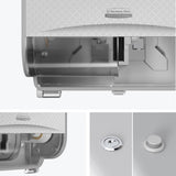 DISTRIBUTEUR DE PAPIER TOILETTE PETIT ROULEAU DOUBLE ICON™ GRIS MOSAÏQUE