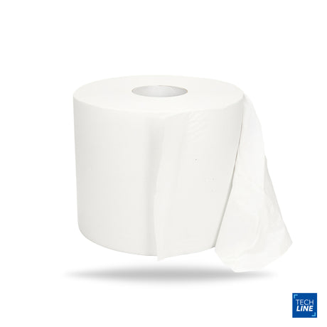 BOBINE DEVIDAGE CLASSIQUE TECHLINE BLANC 1000 FORMATS 2 PLIS 20X30CM ECOLABEL X2