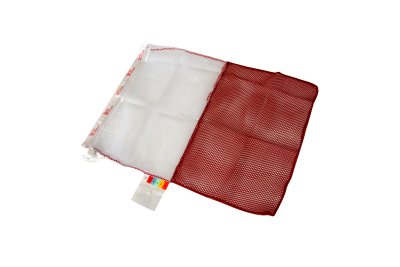 FILET DE LAVAGE 60X80CM BLANC / ROUGE