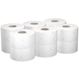 PAPIER TOILETTE À DÉVIDAGE CENTRAL SCOTT® CONTROL™ MINI TWIN BLANC 833 FORMATS 2 PLIS ECOLABEL X12