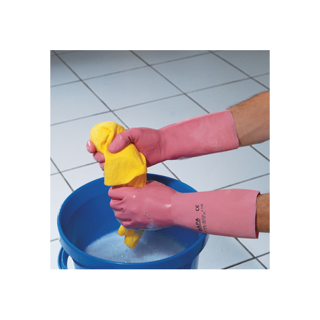 GANT MÉNAGE LATEX ROSE VITAL 115 TAILLE 9 X1 PAIRE
