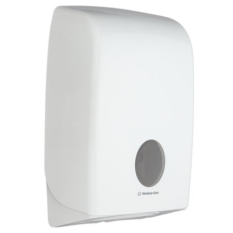 DISTRIBUTEUR D’ESSUIE-MAINS PLIÉS AQUARIUS™ BLANC