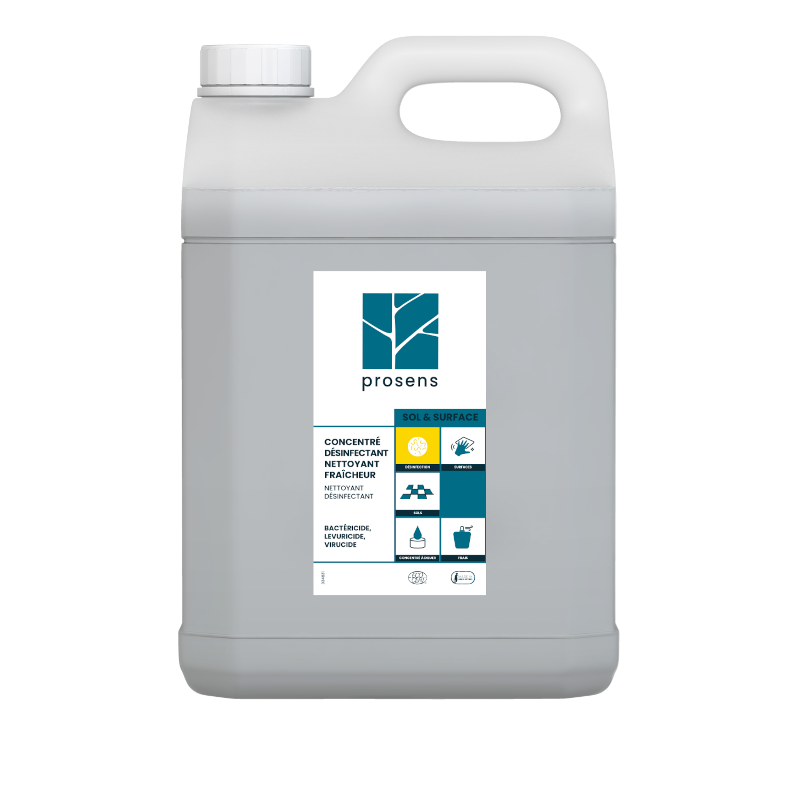 NETTOYANT DESINFECTANT MULTI SURFACES CONCENTRE FRAICHEUR ECOCERT 5L