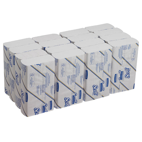 ESSUIE-MAINS PLIÉS EN Z SCOTT® SLIMFOLD BLANC 19X29.5CM 110 FORMATS 1 PLI X16