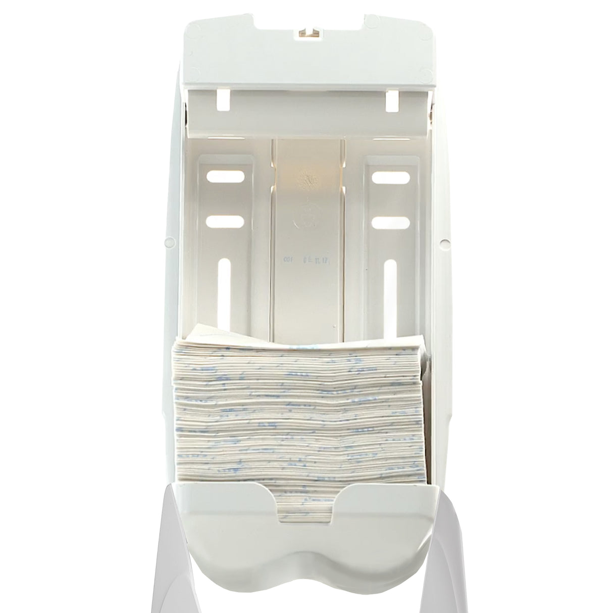 DISTRIBUTEUR DE PAPIER TOILETTE PLIÉ AQUARIUS BLANC