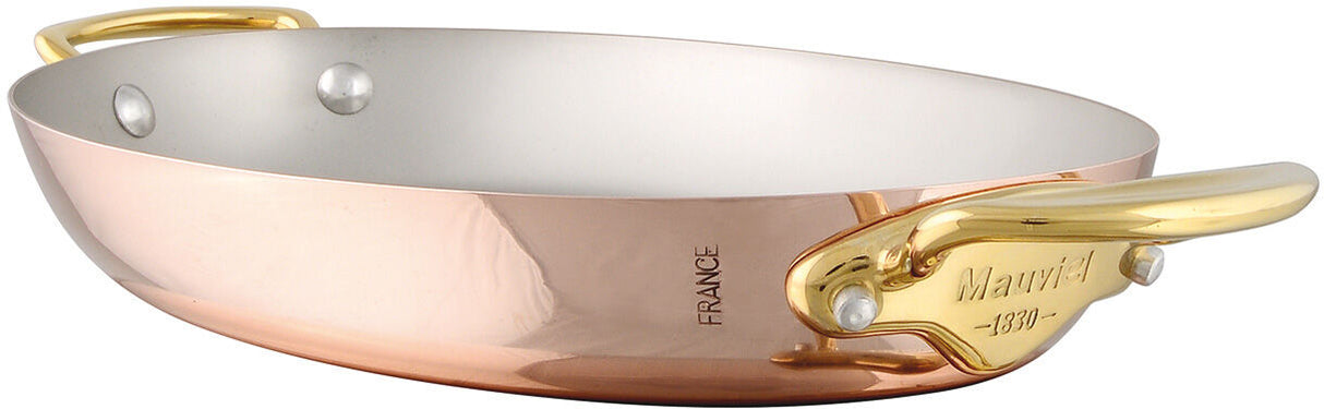 ELÉGANCE CUIVRE PLAT OVALE 30 CM