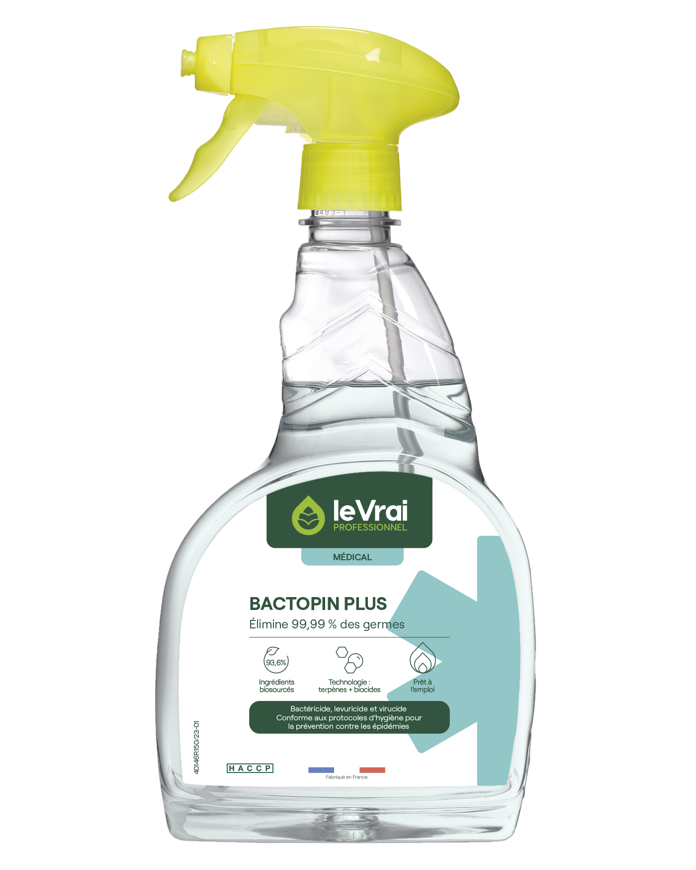 DETERGENT DESINFECTANT MULTI SURFACES LE VRAI PROFESSIONNEL 750ML