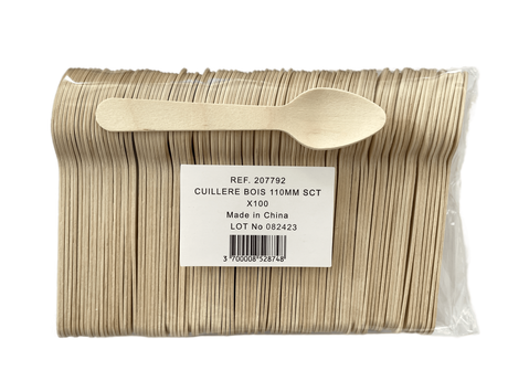 CUILLÈRE BOIS 11CM X100