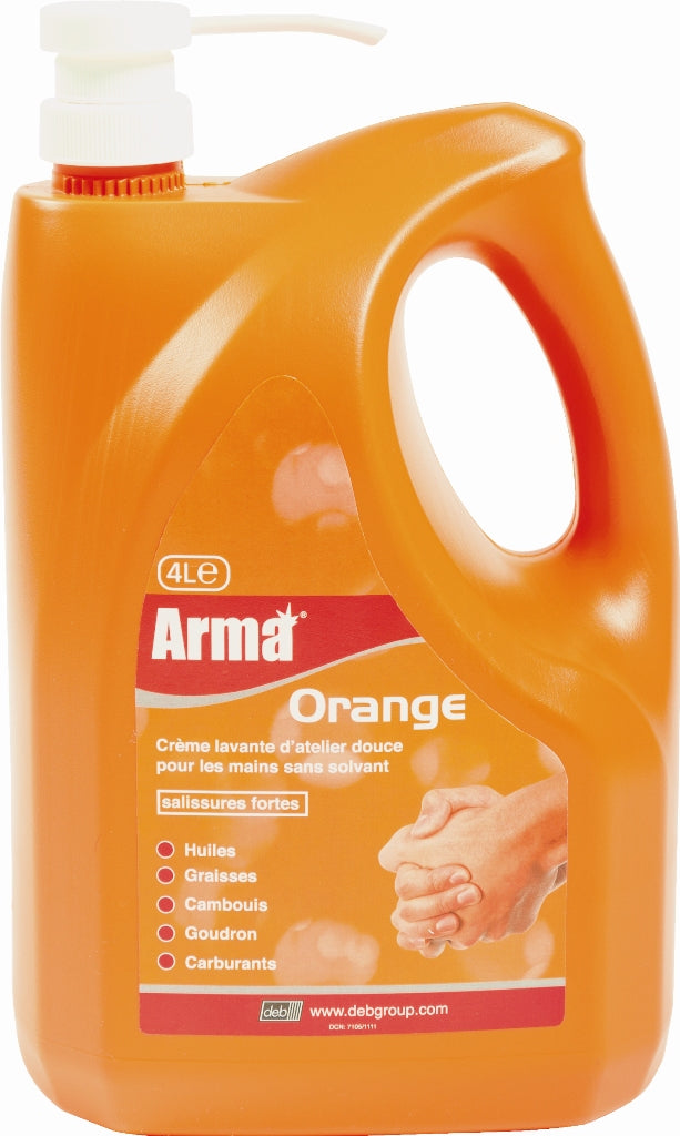 SAVON ATELIER ARMA® ORANGE BIDON POMPE 4L