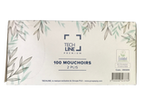 MOUCHOIR BOÎTE RECTANGLE TECHLINE 100 FORMATS 2 PLIS ECOLABEL X40