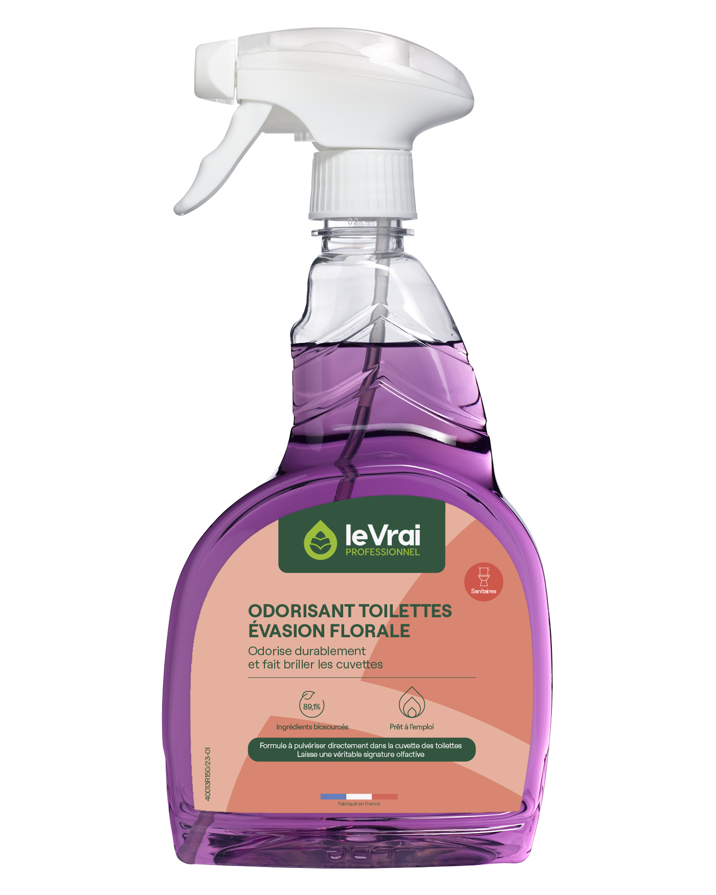 ODORISANT TOILETTES SANITAIRE EVASION FLORALE 750ML