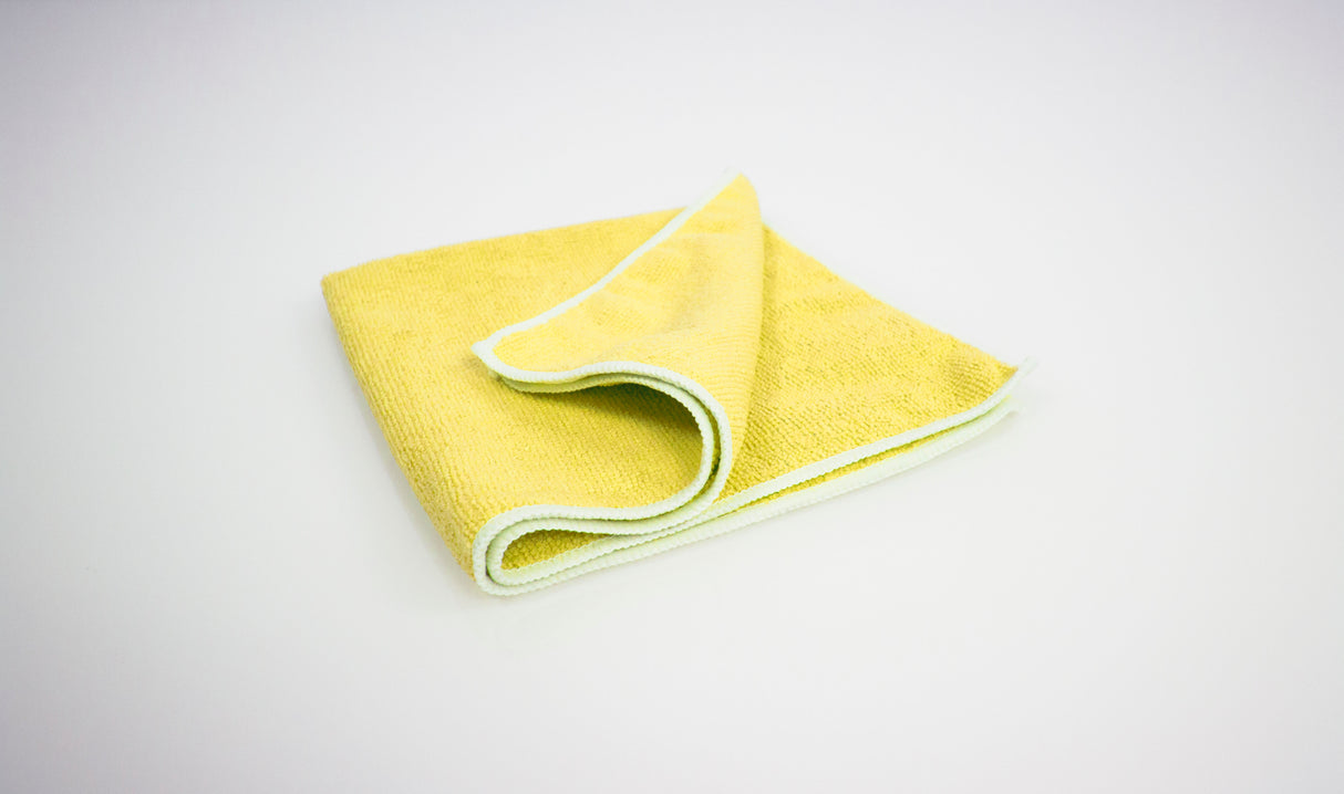LAVETTE BOUCLEE MICROFIBRE LIGHT MULTI USAGES 40X40CM JAUNE X5