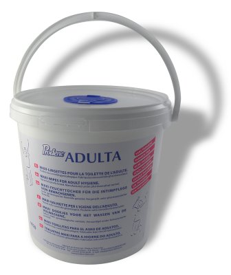 LINGETTES ADULTA POUR LA TOILETTE SEAU X450
