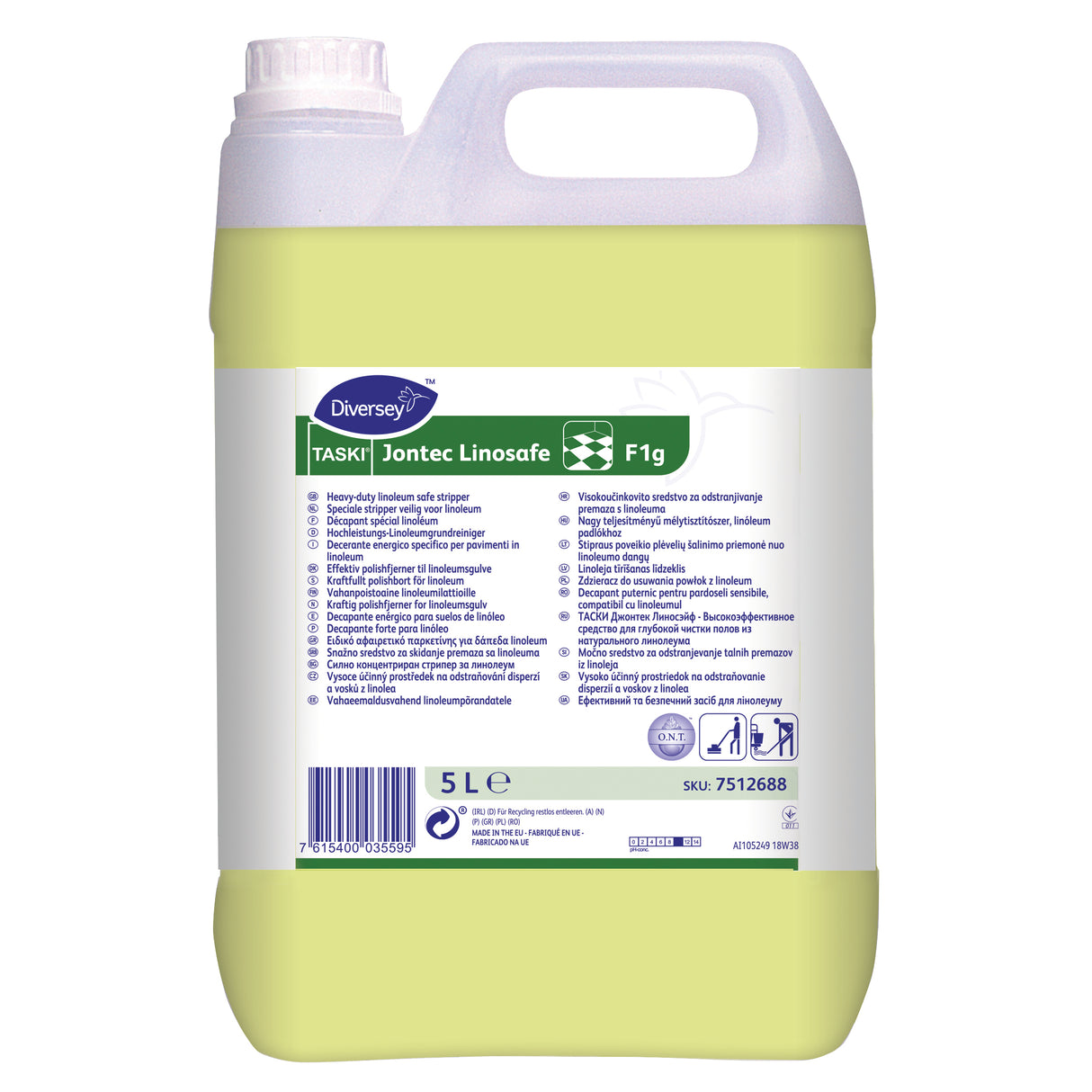 DECAPANT SOLS EN LINOLEUM TASKI JONTEC LINOSAFE 5L