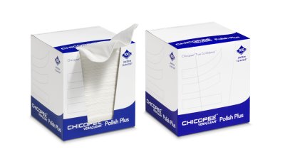 FORMAT NON TISSE USAGE COURT VERACLEAN POLISH PLUS 32X34CM BLANC 8X100 FORMATS