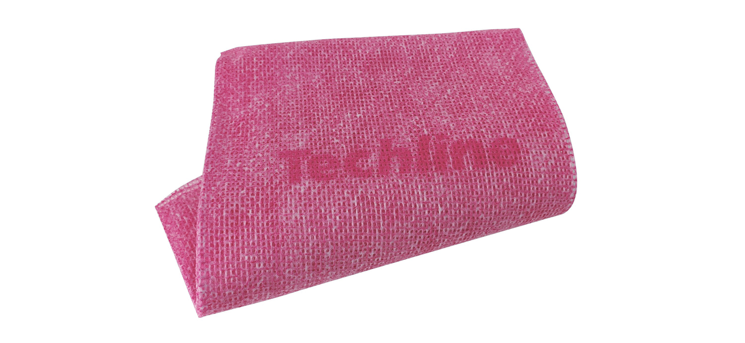 LAVETTE NON TISSEE TECHLINE CO-BRANDING 51X36CM ROUGE X25