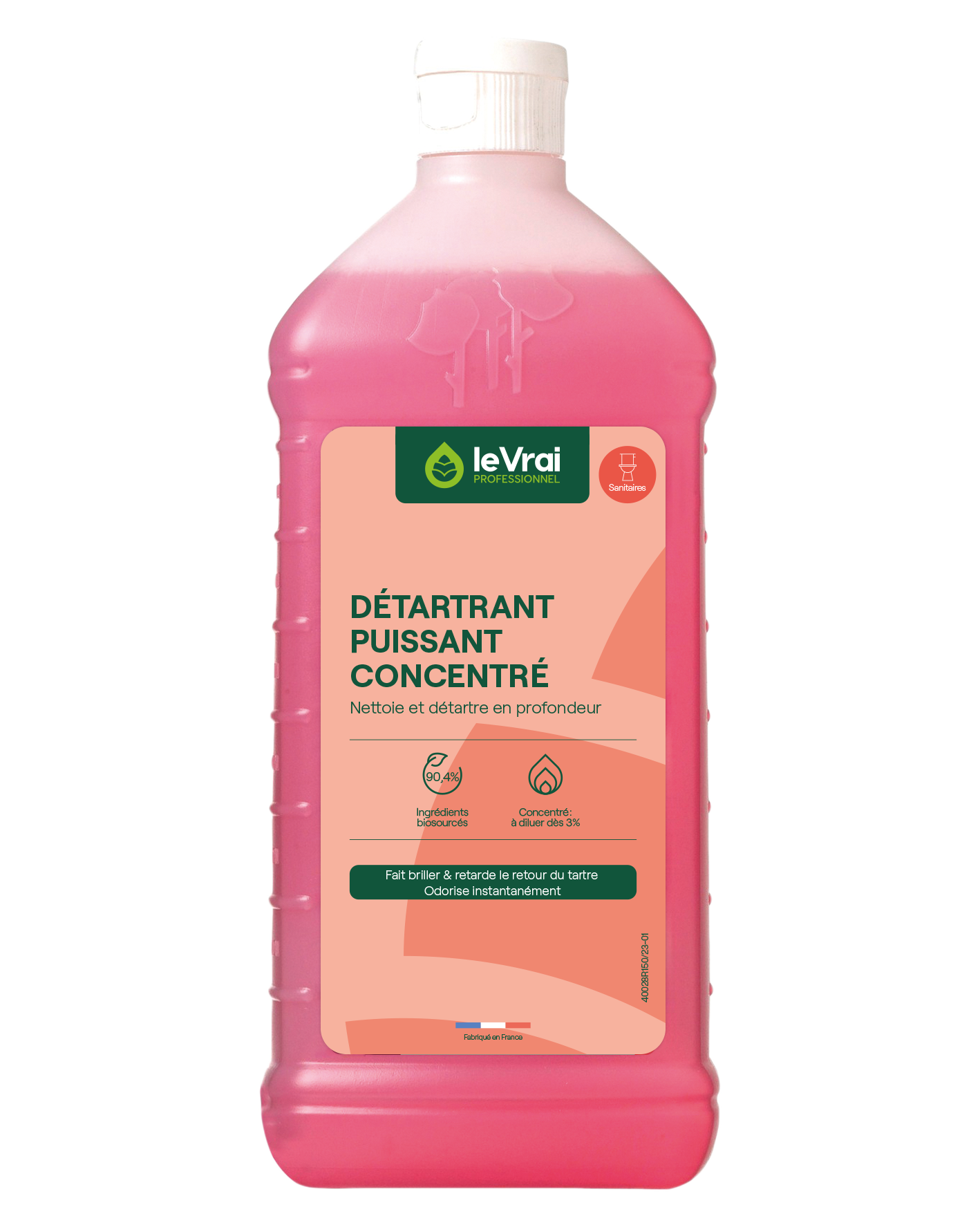 DETARTRANT PUISSANT SANITAIRES LE VRAI PROFESSIONNEL 1L