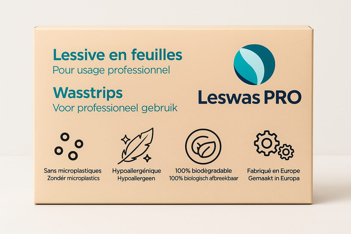 LESSIVE EN FEUILLE LESWAS PRO X100