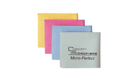 LAVETTE MICROFIBRE MICRO-PERFECT 33X37CM BLEUE X5